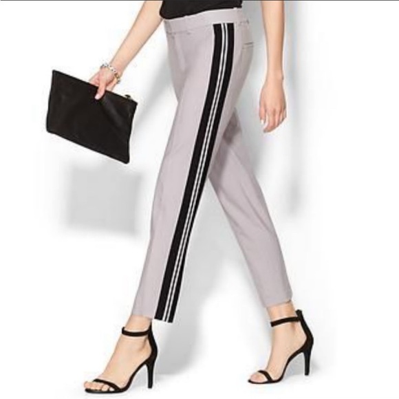 Vince triple stripe trousers size 6 NWT - Picture 1 of 6